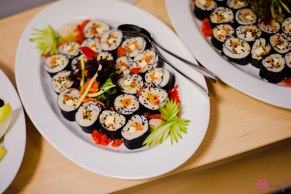 wegańskie sushi