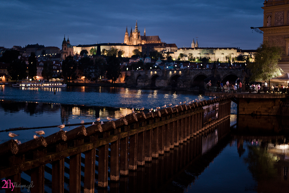 praga nocą